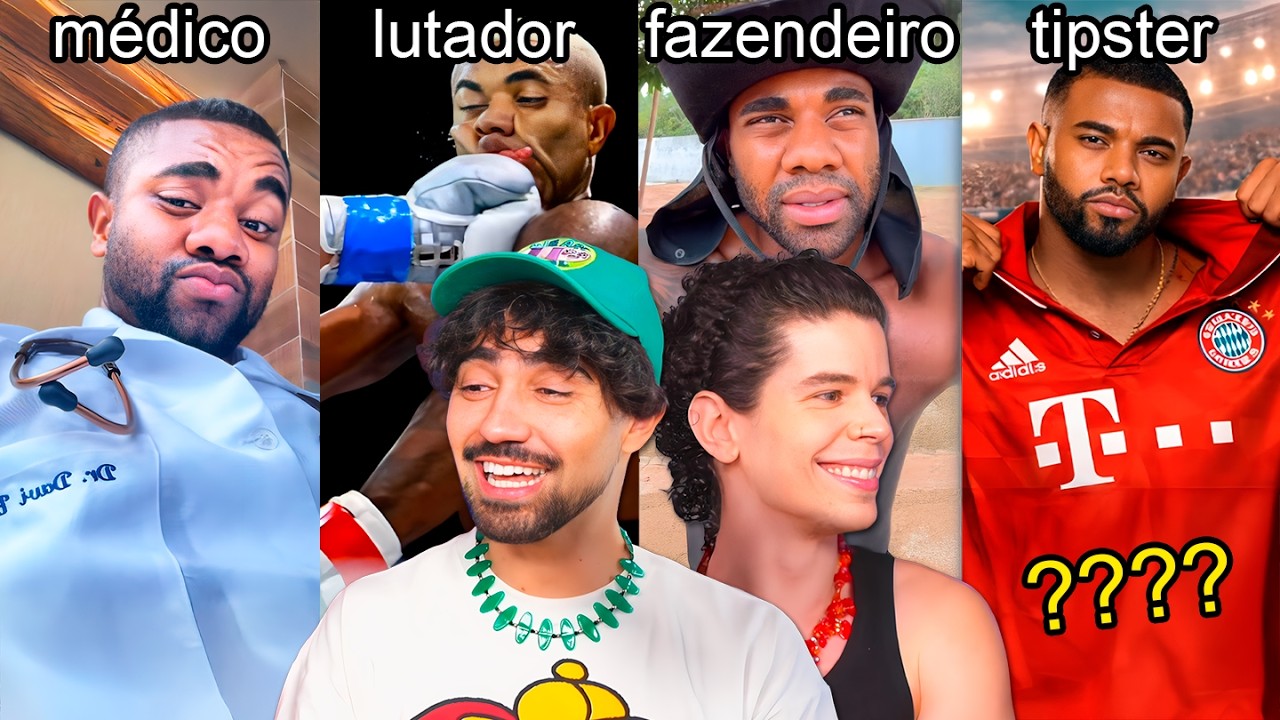 as MUITAS carreiras e profissões de Davi Brito kkkk