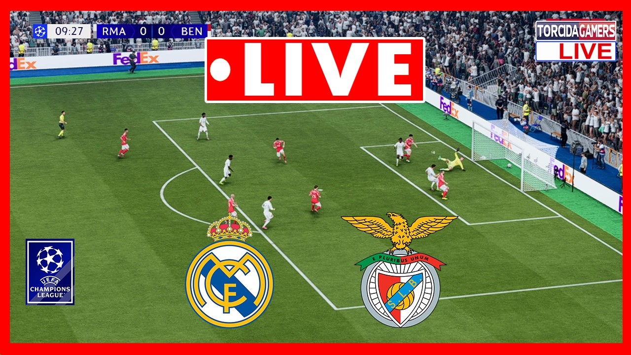 🔴 Real Madrid vs Benfica LIVE | UEFA Champions League 2025/2026 | Full Match