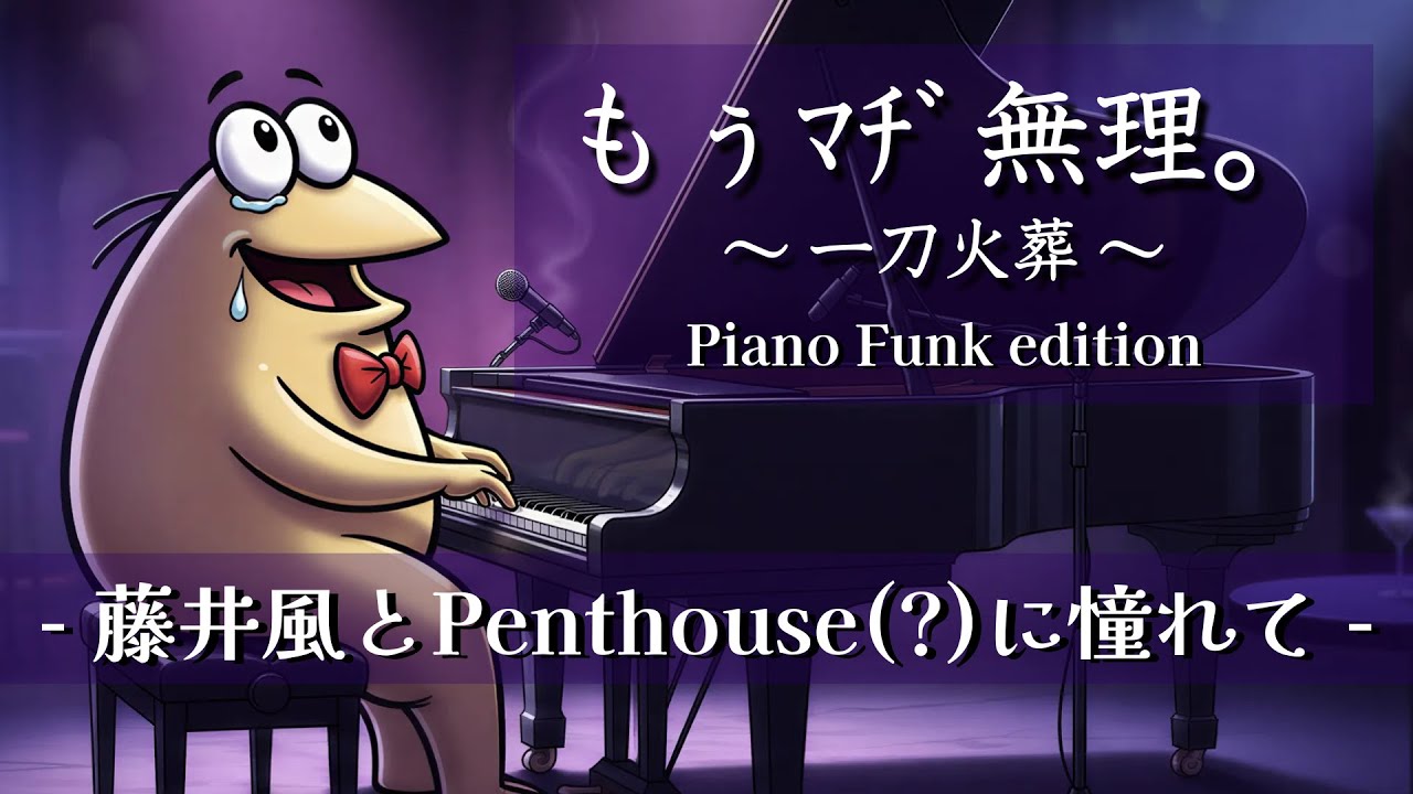 【Piano Funk edition】もぅﾏﾁﾞ無理。～ 一刀火葬 ver ～ - 藤井風とPenthouse（？）に憧れて - 【2ch/5ch 名スレを名曲に】