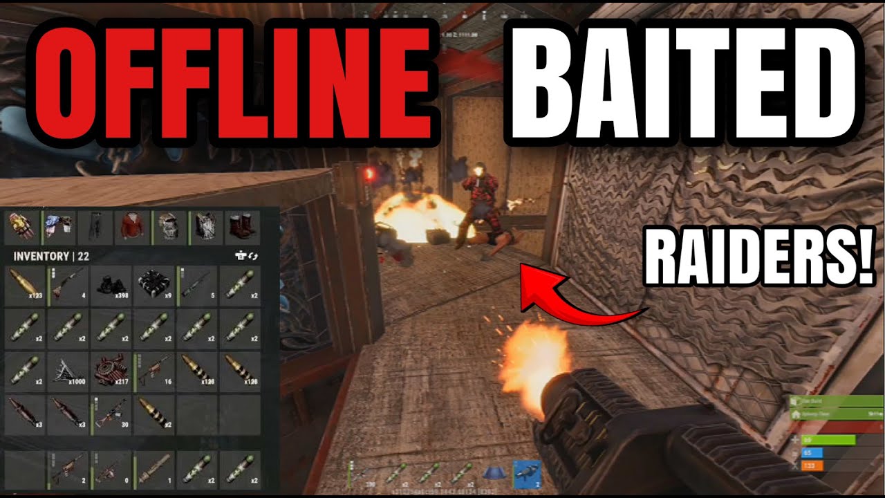 I OFFLINE BAITED a ZERG into RAIDING me... - RUST CONSOLE EDITION MOVIE
