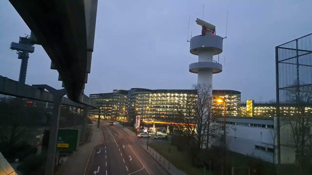 SkyTrain D&uuml;sseldorf - OnRide - Dus - Railway Station - Terminal C - POV - 01_2023