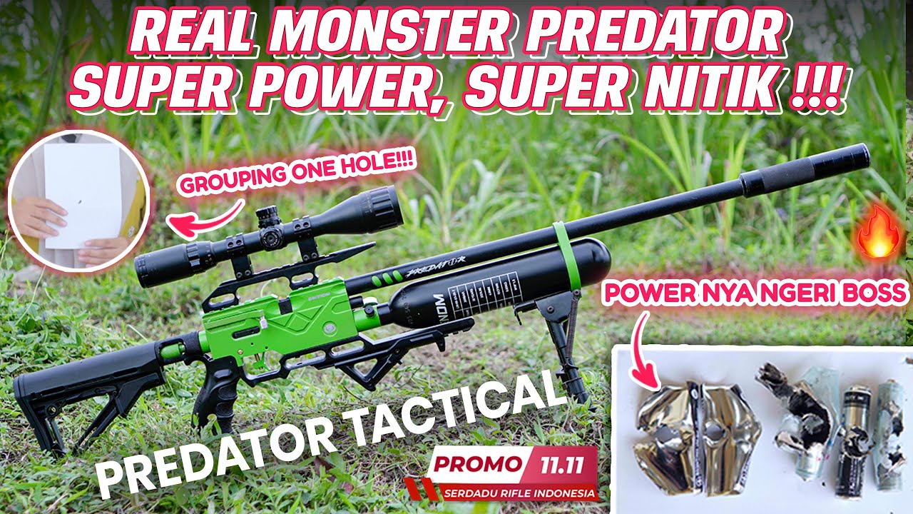 AKURASI ONE HOLE, POWER BESAR‼️ULAS PREDATOR TACTICAL 500 CC, HANYA 2 JUTAAN COCOK UNTUK PEMULA‼️