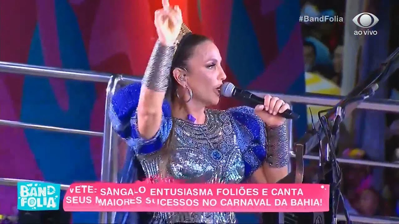 IVETE SANGALO canta sucessos de DANIELA MERCURY E CLAUDIA LEITTE | Band Folia 2020