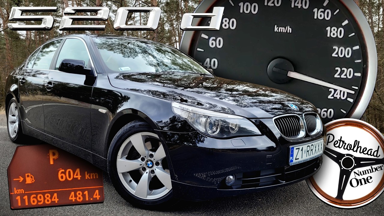 2006 BMW 520d E60 (163 KM) | V-MAX, 0-100 km/h, Test, Prezentacja, AUTOBAHN | 4K