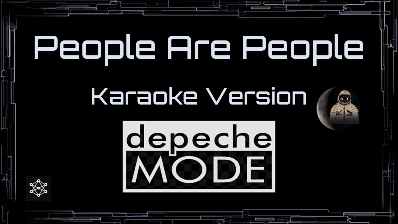 Depeche Mode • People Are People (CC Karaoke / Instrumental) [UVR]