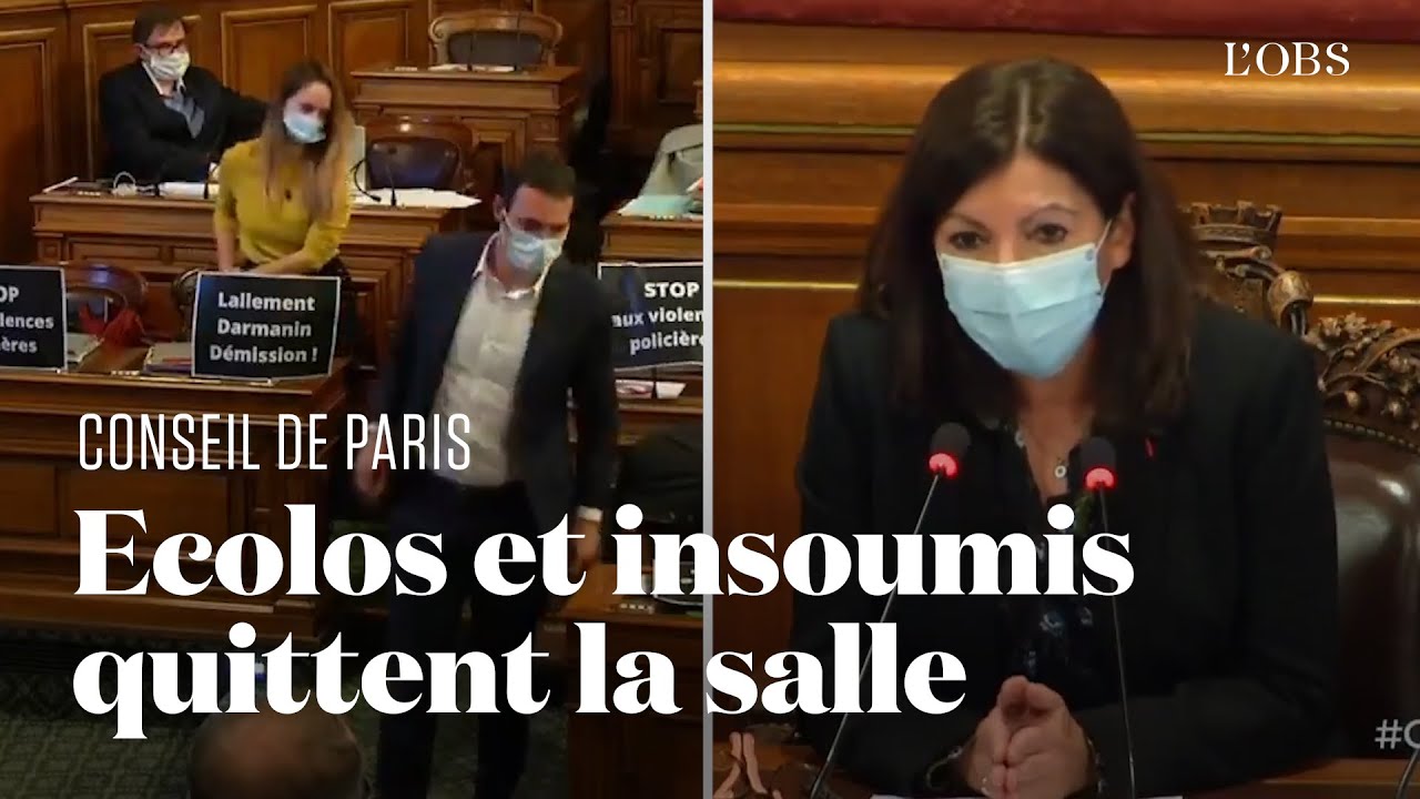 Anne Hidalgo refuse d'attaquer le pr&eacute;fet Didier Lallement au Conseil de Paris