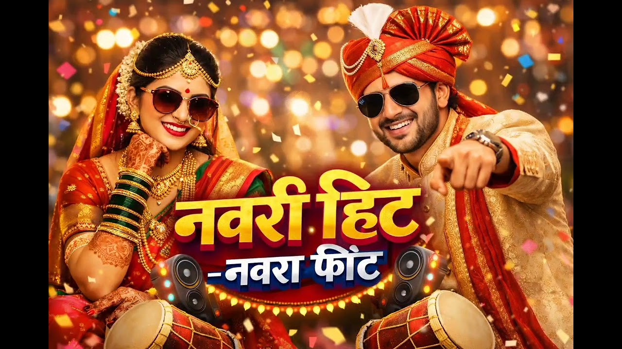 नवरी हिट नवरा फीट - मराठी लग्नाची साँग - Latest Marathi Wedding Song 2026 #Trending #MarathiWedding