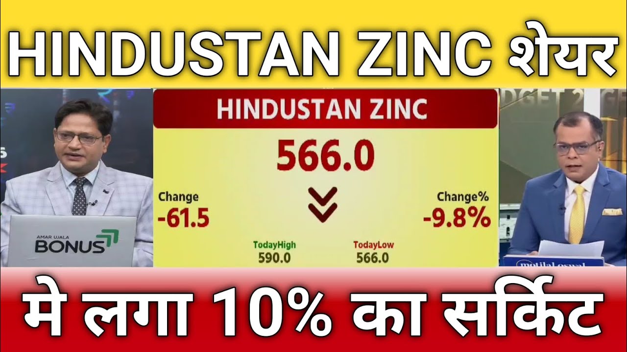Hindustan zinc शेयर में लगा 10% का सर्किट, hindustan zinc share latest news, anelysis 