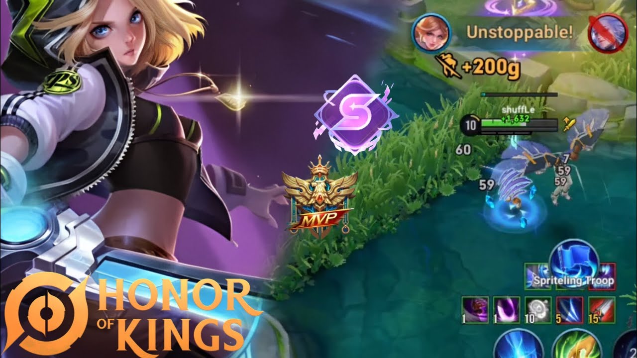 MVP!!! Невероятный урон от бабочки | Геймплей Honor of Kings