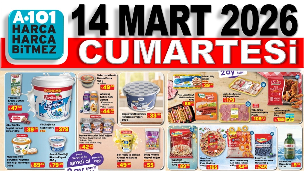 A101 14 MART 2026 KATALOĞU ✅ A101 CUMARTESİ ✅ İNDİRİMLİ ÜRÜNLER KATALOĞU | NET ANLATIM