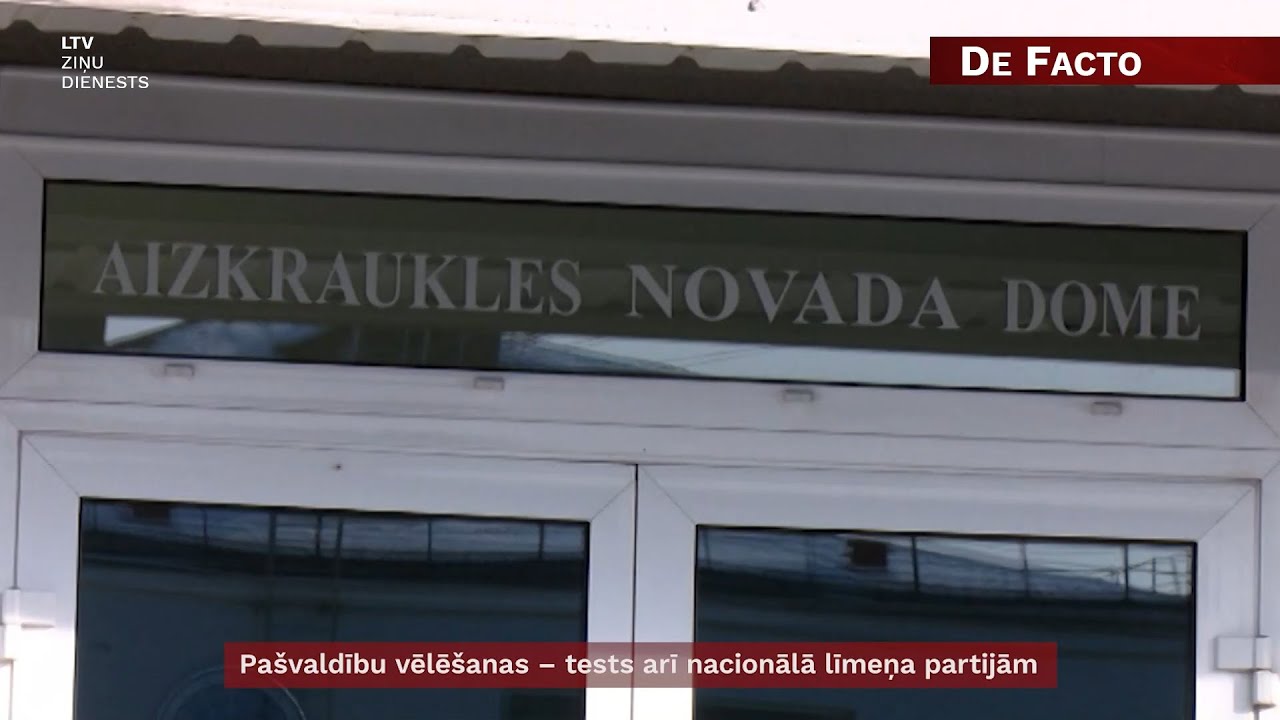 Pa&scaron;valdību vēlē&scaron;anas &ndash; tests arī nacionālā līmeņa partijām