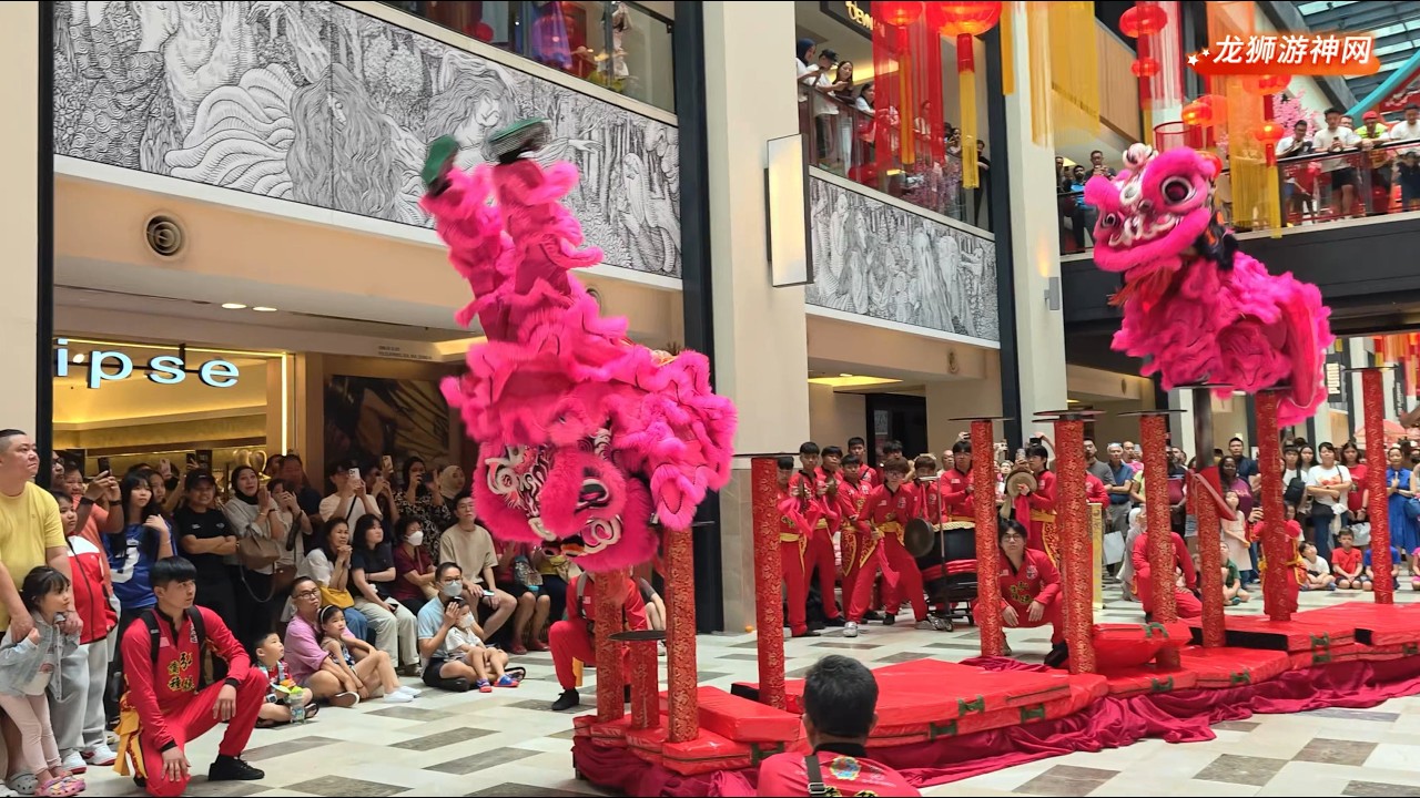 蒲種弘德 高桩舞獅 Acrobatic Lion Dance by Puchong Hong Teck@ Publika Mall, Malaysia CNY2026 0221