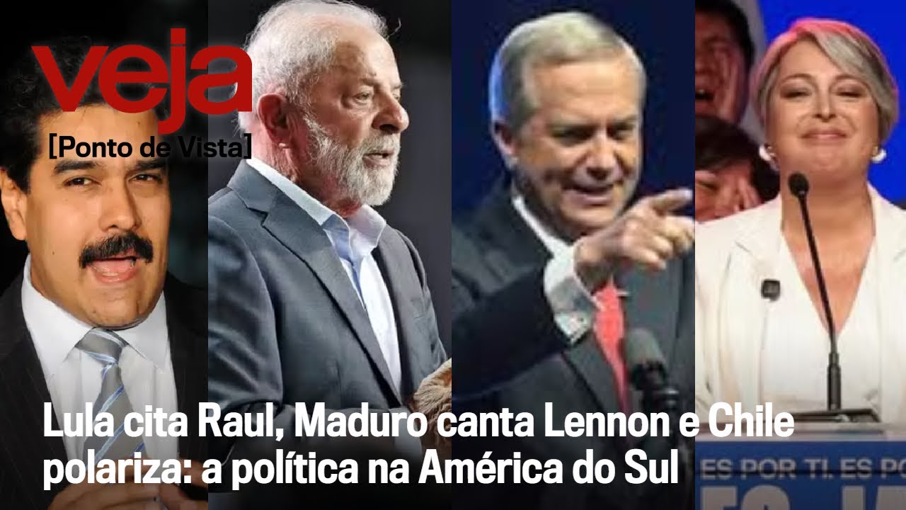 Lula cita Raul, Maduro canta Lennon e Chile polariza: a política vira espetáculo na América do Sul