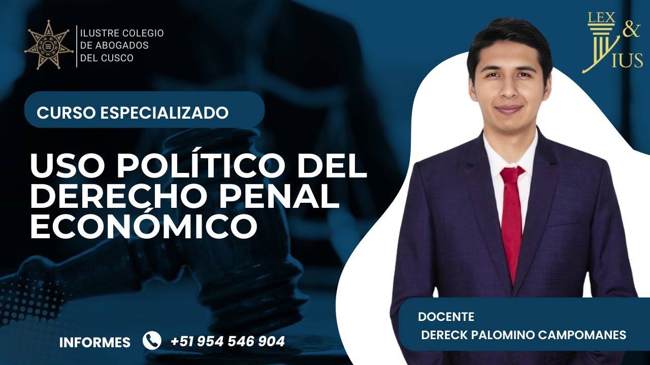 SESIÓN 1 USO POLÍTICO DEL DERECHO PENAL ECONÓMICO