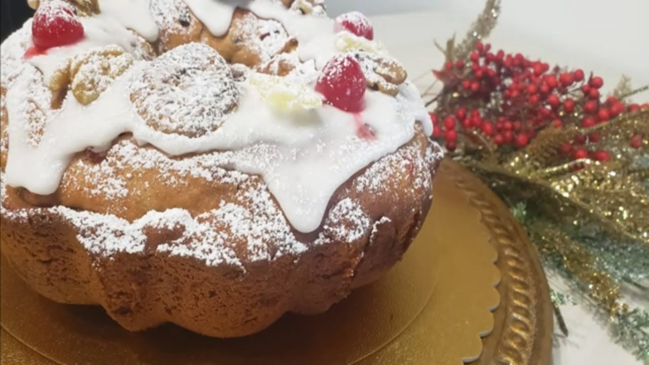 TORTA de NAVIDAD Sabor a PANETTONE ¡Fácil y Rápida!