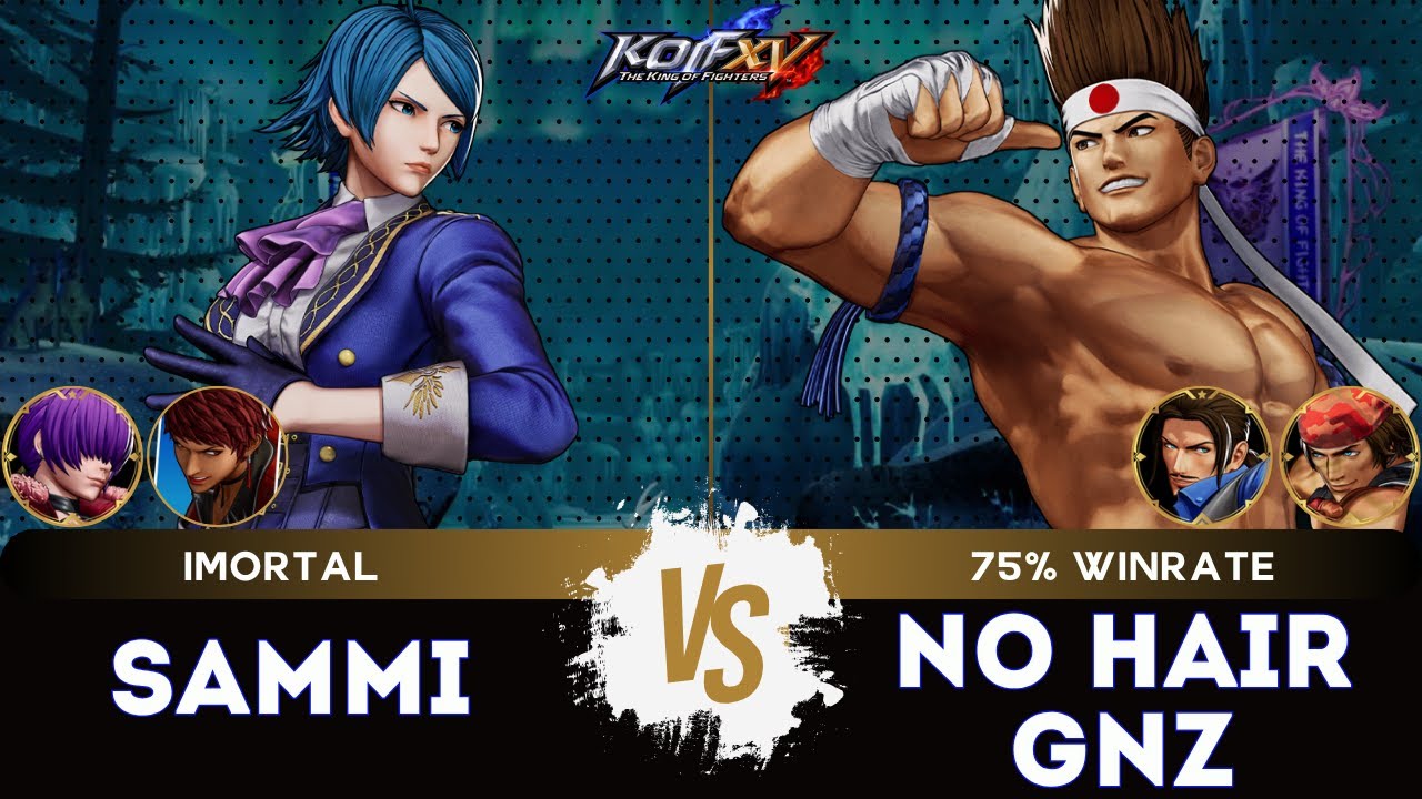 KOF XV🎞️SAMMI (Vice/O.Shermie/Elizabeth) vs NO HAIR GNZ (Robert/Joe/Ralf)🎞️Replay Match - 10/25