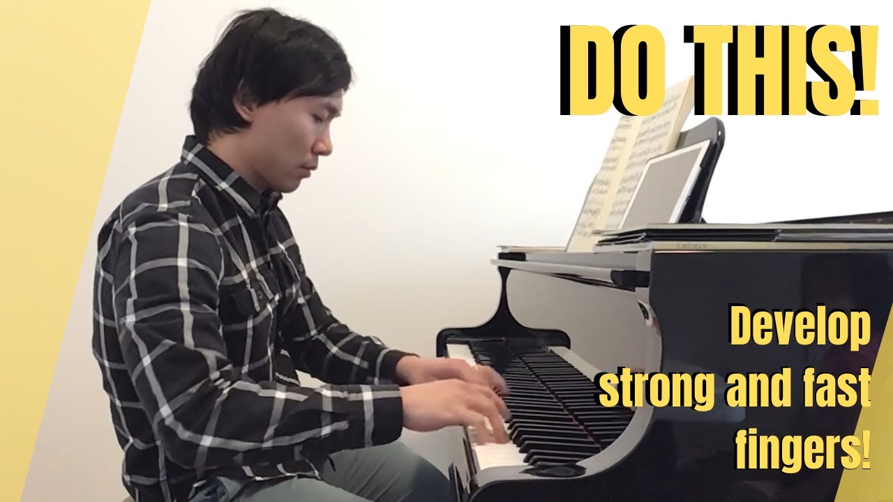 Piano Technique! Develop strong and fast fingers now! (Piano Lesson)