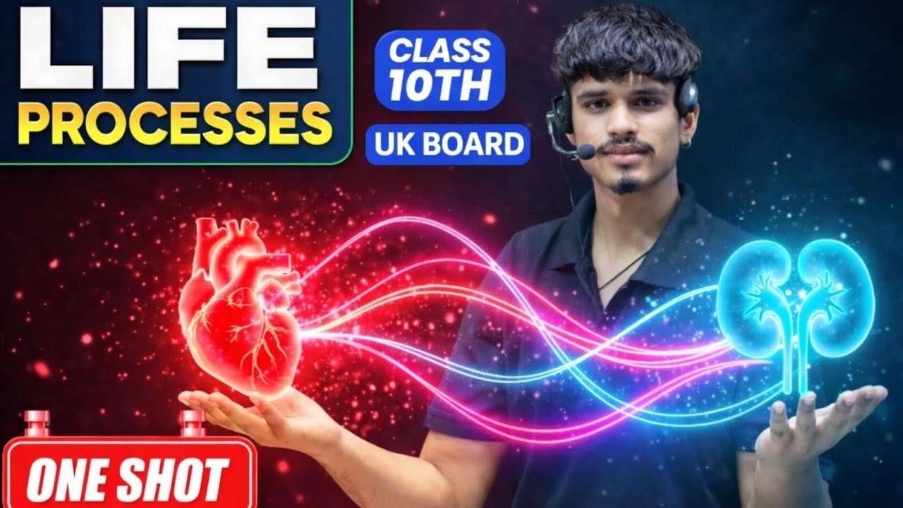Uttarakhand board class 10th chapter life process complete revision 