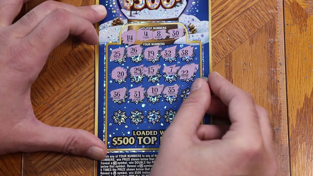 2 $5 Holiday $500s Scratch-Offs