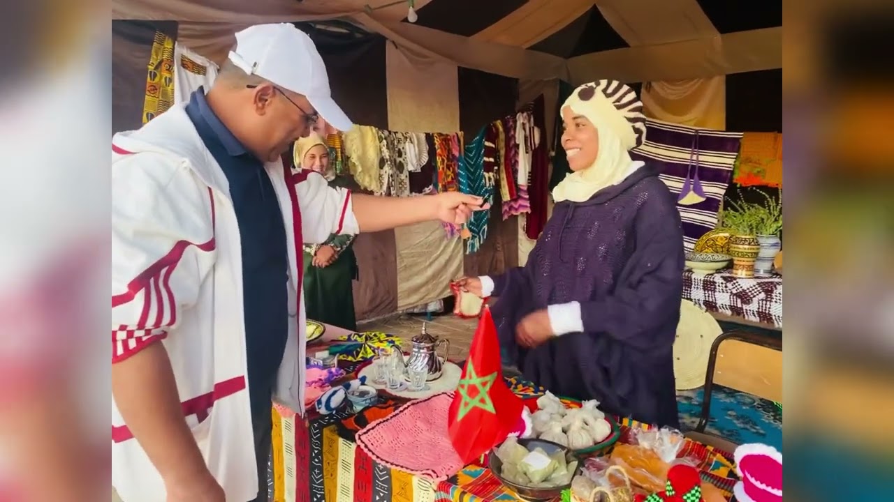 جماعة فم زكيد اقليم طاطا : فعاليات الخيمة التراثية آلتي نظمتها جمعية تمنكاس لفلكلور أحواش « الجزء 1»