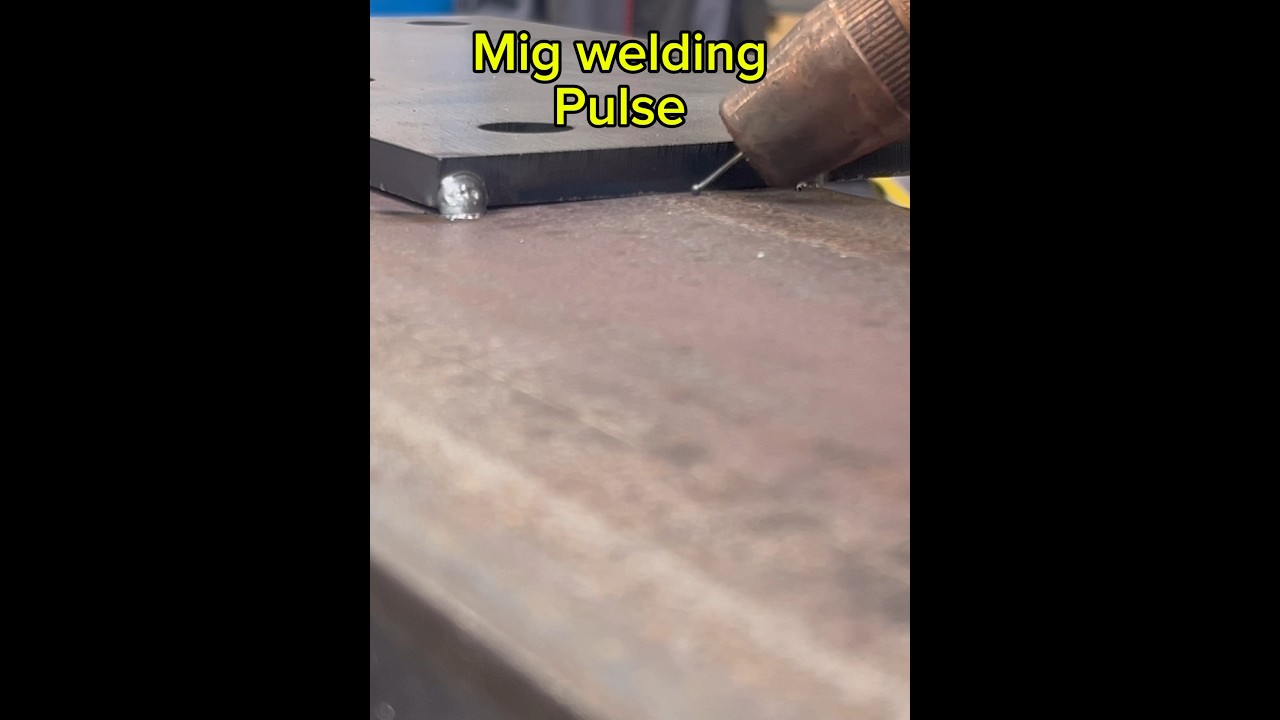Pulse mig-mag welding #subscribe #2024 #diy #migwelder #welding #tool #highvoltage #welder #handmade