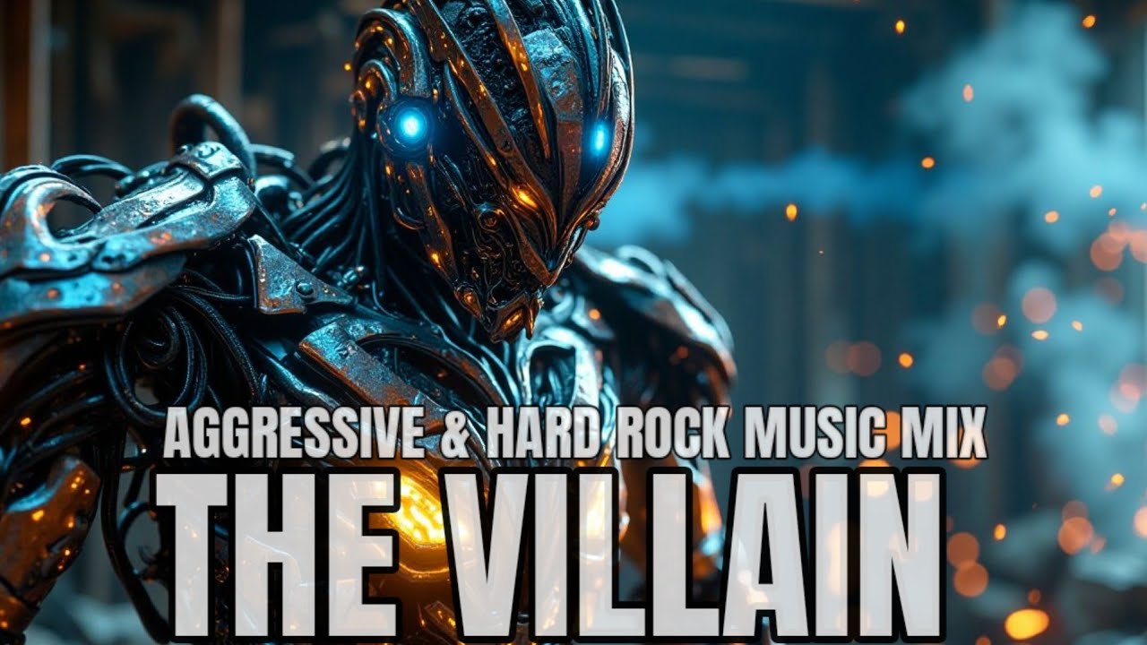 ANGER VILLAIN -  AGGRESSIVE MUSIC MIX 💀Best Hard Rock Music Mix 💀 Rock Gym Workout Music Mix