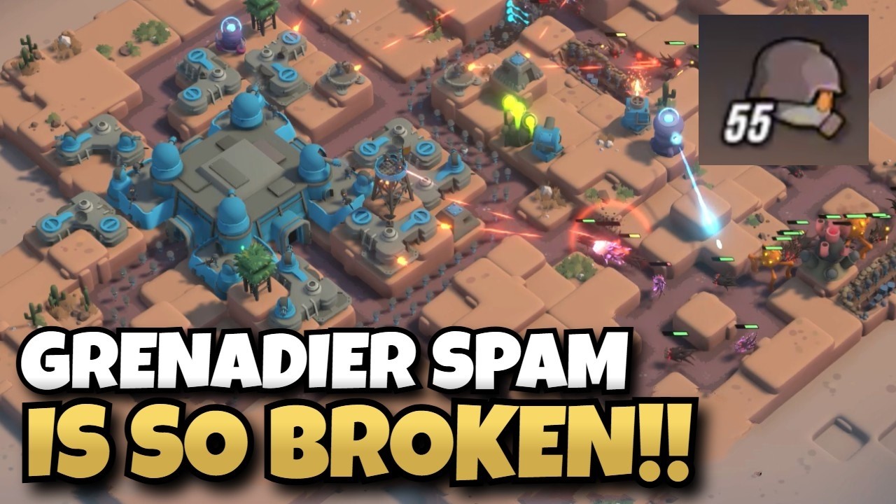 50+ Grenadier Army DESTROYS This Roguelike Tower Defense!