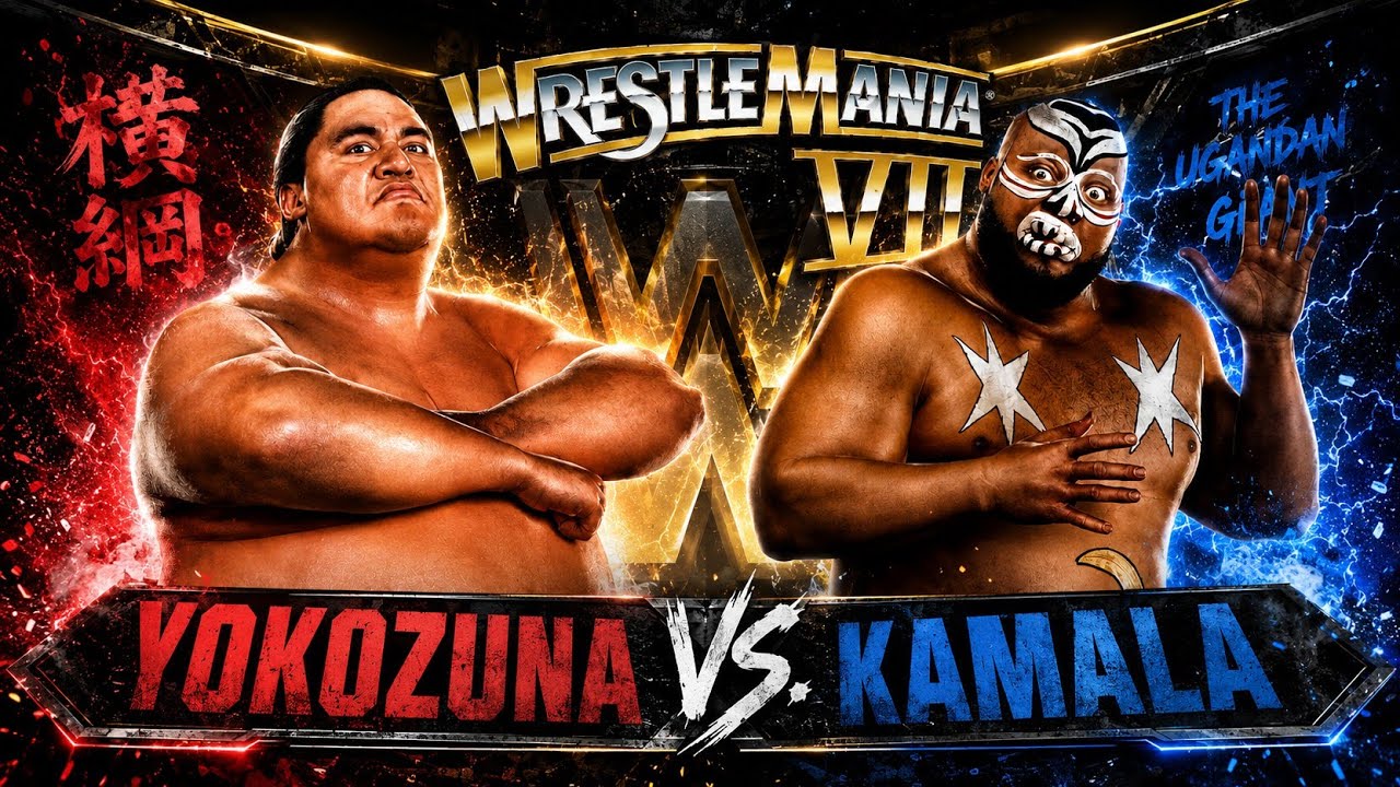 Yokozuna VS. Kamala ON LEGENDS OF WRESTLEMANIA!!