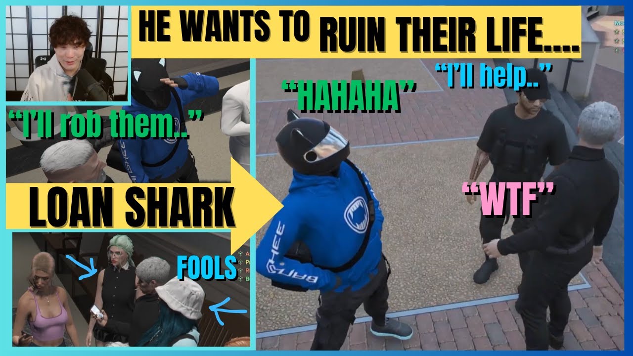 YUNO SYKK becomes a LOAN SHARK.. and RUINED THEIR LIFE.. || GTA 5 Nopixel 4.0 ||