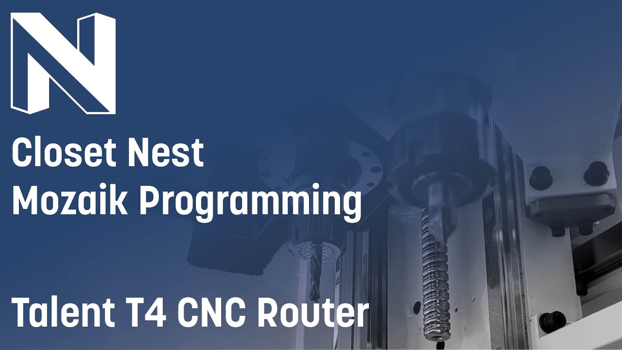 Mozaik Closet Nest Cut on NewCNC Router