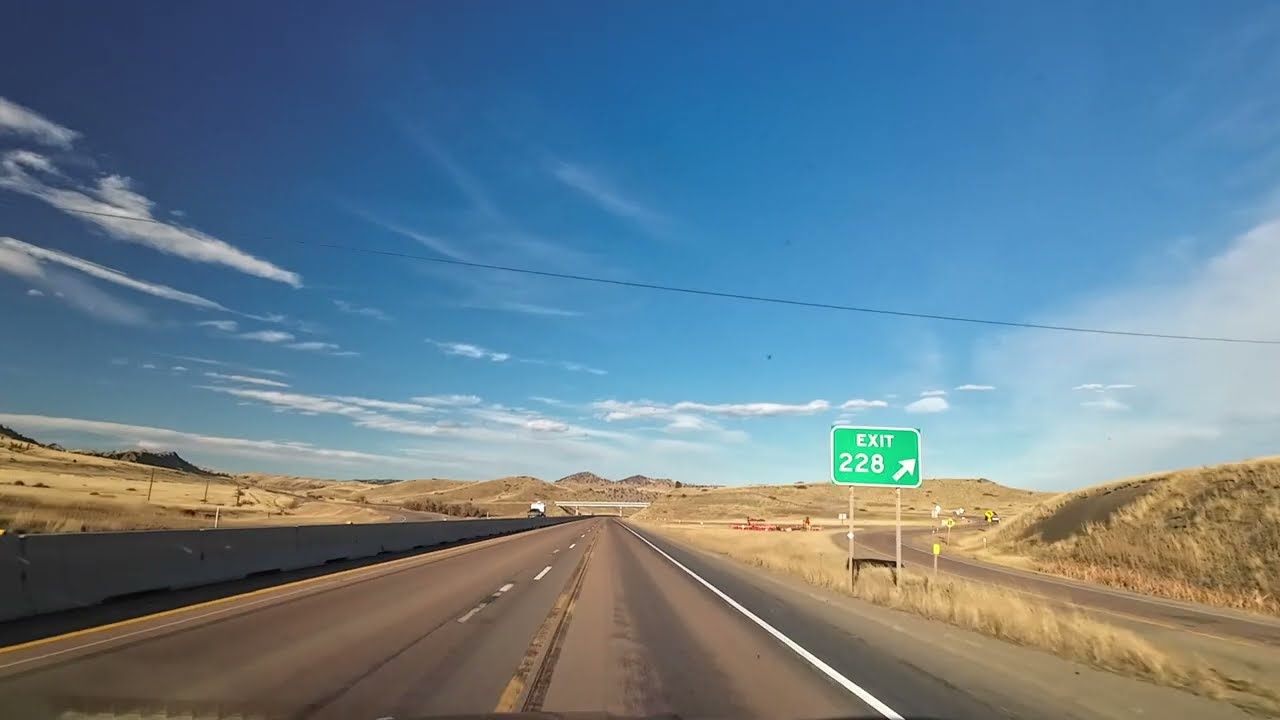 Montana I-15 Dashcam Tour - Lyon's Creek To Tower Rock State Park