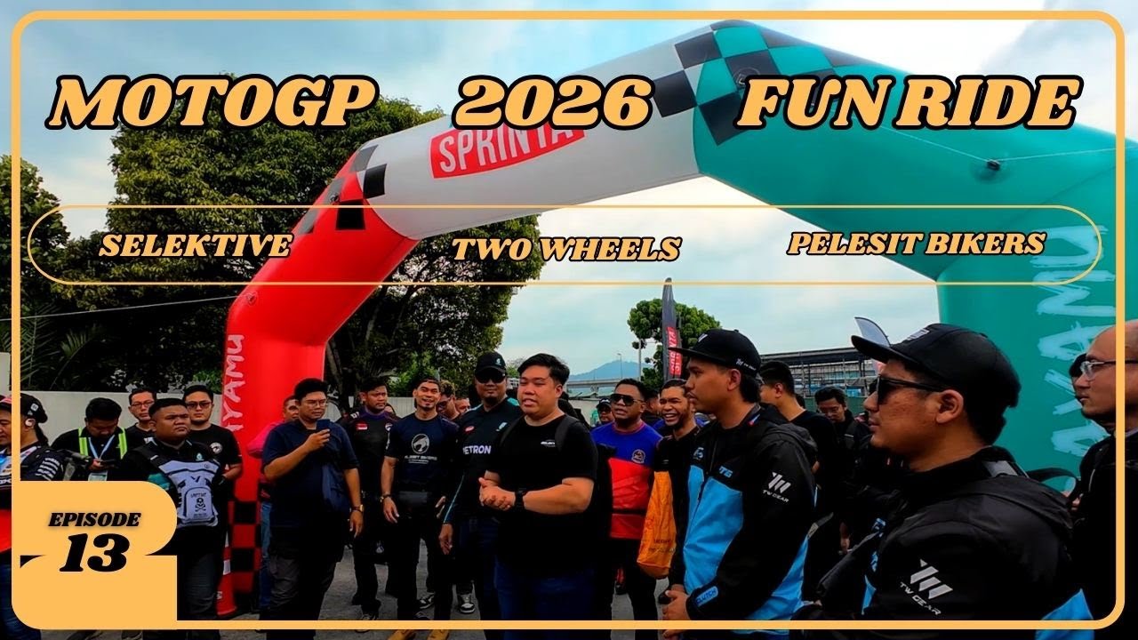 MOTOGP 2026 LAUNCH FUN RIDE WITH SELEKTIVE/PELESIT BIKERS/TWO WHEELS MEDIA / NINJA 250