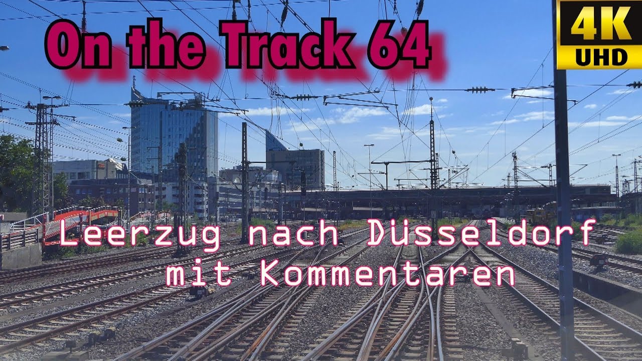 Hagen- Düsseldorf, Leerzug, Kommentare, 4K