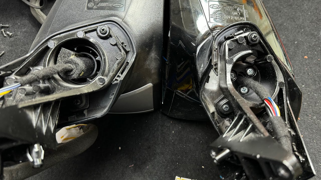 2020-2022 Without Screw Palisade mirror disassembling. Hyundai Palisade Side Mirror Parts DIY