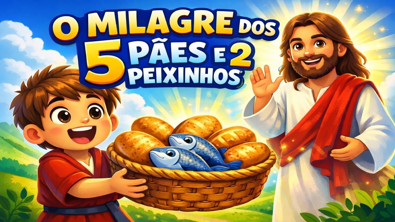 O Menino que Entregou Tudo | O Milagre dos 5 Pães e 2 Peixinhos