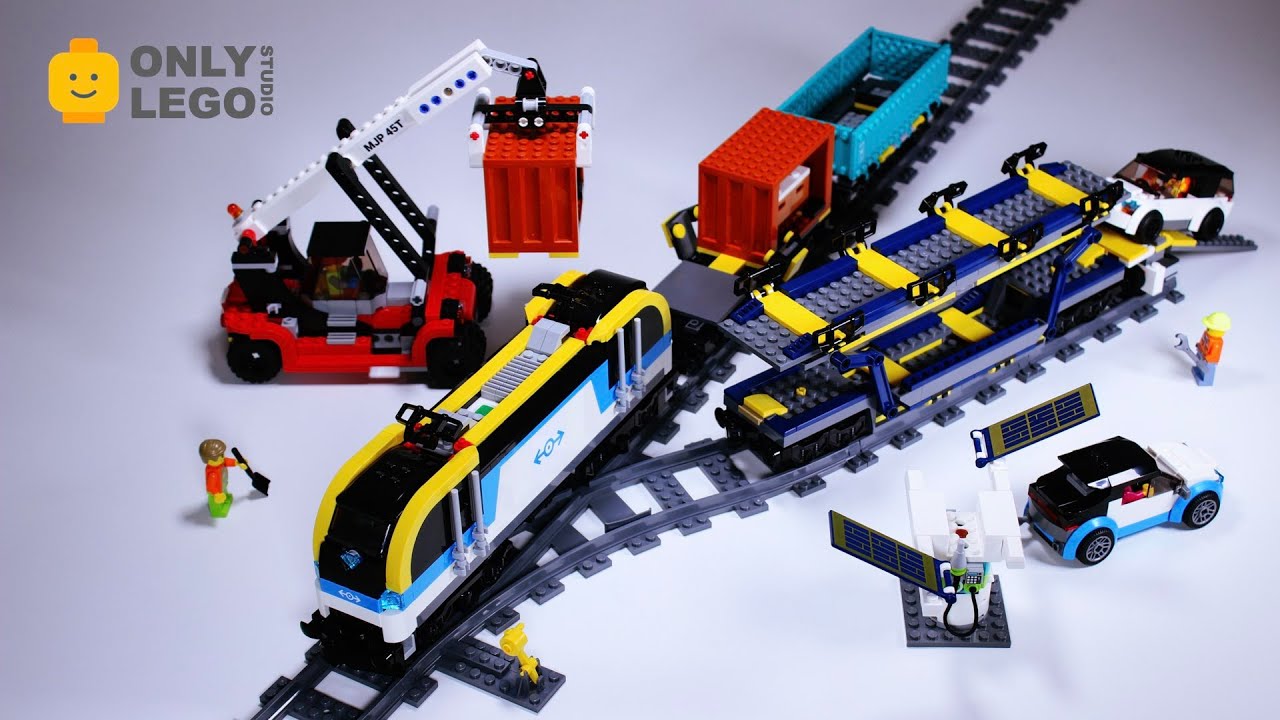 LEGO City 60336 - Товарный поезд: LEGO Train Speed Build StopMotion