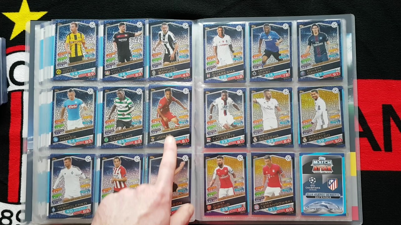 TOPPS MATCH ATTAX CHAMPIONS LEAGUE 2016/17 - FULL SET - COMPLETE 100% - PREZENTACJA