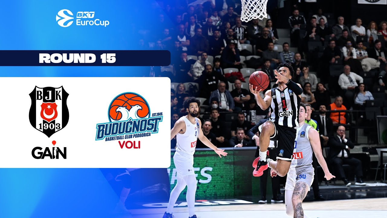 Besiktas GAIN Istanbul - Buducnost VOLI Podgorica | Round 15 | EuroCup Basketball 2025-26