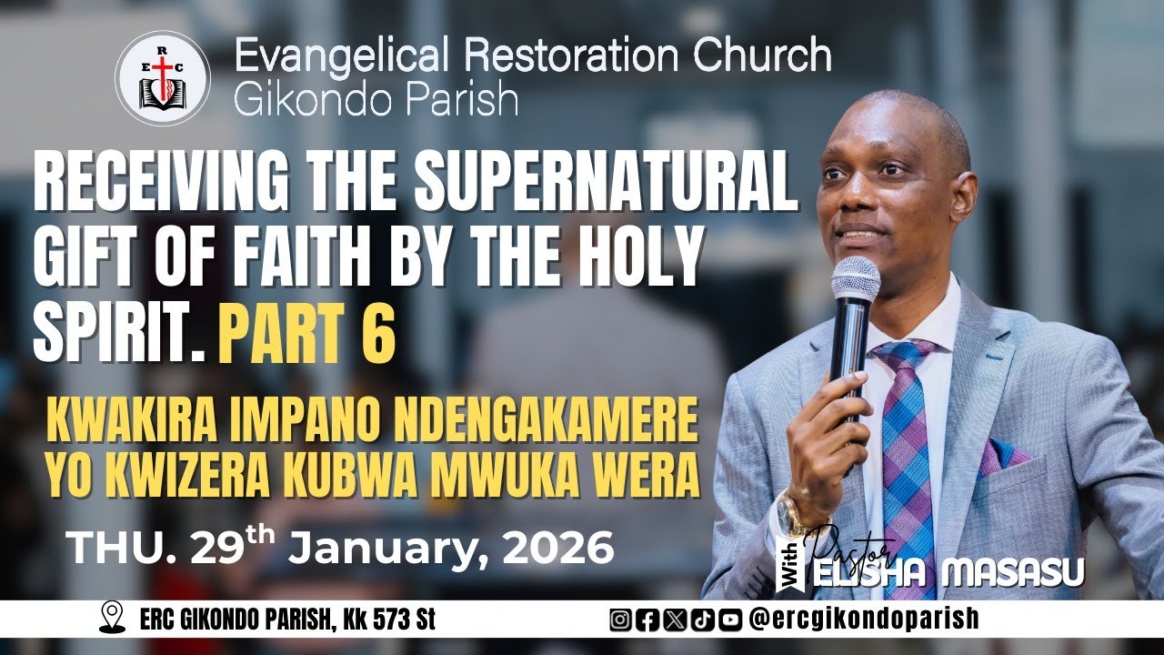 FAITH PART 6 WITH PST. ELISHA MASASU | THURSDAY SERVICE | 29TH JANUARY 2026