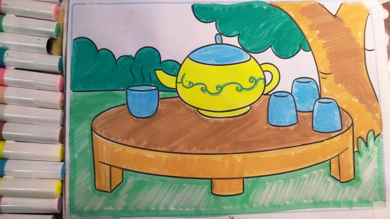 LIVE🔴ASMR Coloring ☕🎨 | Cozy Tea Time
