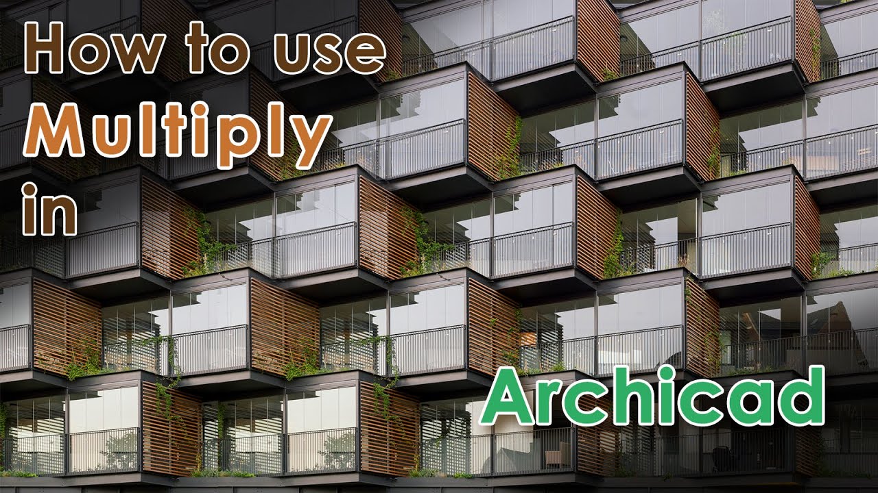 Archicad &mdash; Как использовать Multiply [Советы и рекомендации] + Матричный метод