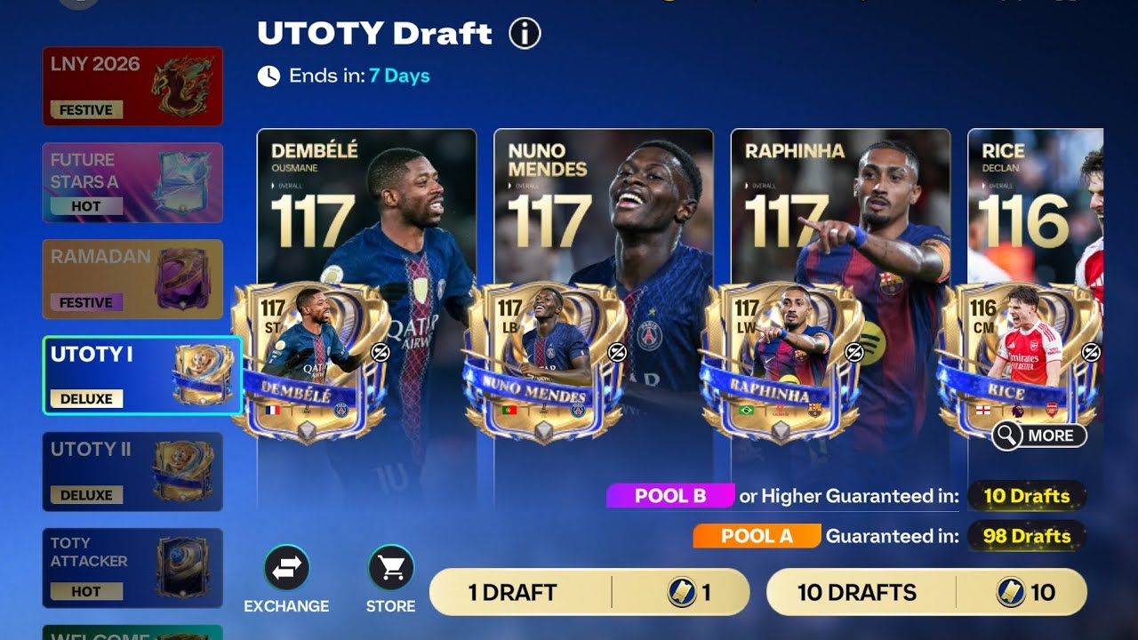 Day 5 of opening draft vouchers untill I pack a 117