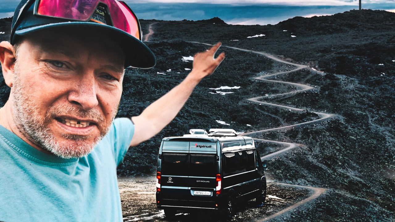 Norway Van Life Overlanding & Cozy Camping, Scary Mountain Trails for Van & Man. #norwaytravel