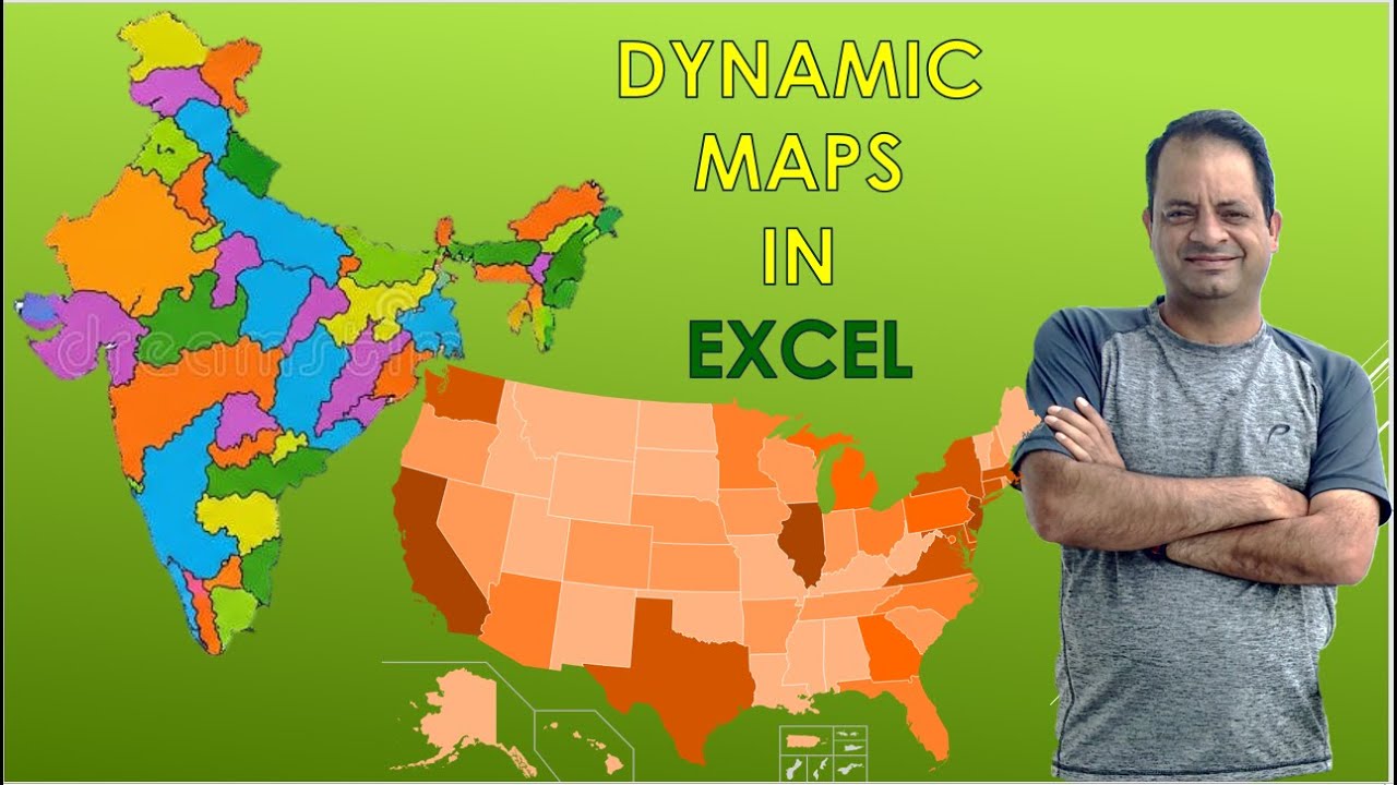 Как создать динамические карты в Excel #excel #exceltutorial