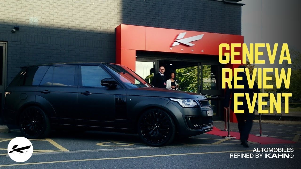 Kahn TV: VIP Geneva Review Event at Kahn Automobiles Leeds