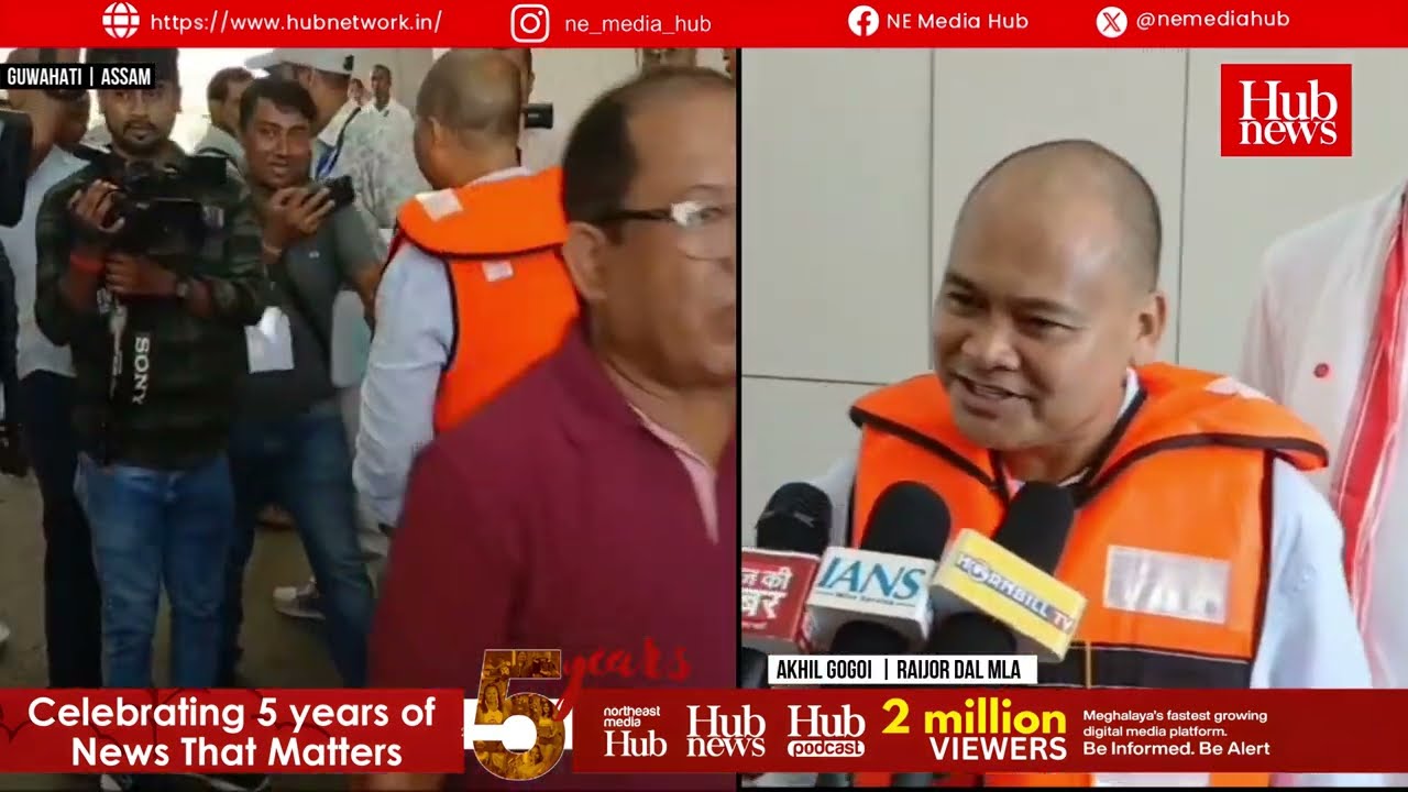 Life Jacket Protest: MLA Akhil Gogoi corners Assam govt over failed Guwahati flood promises