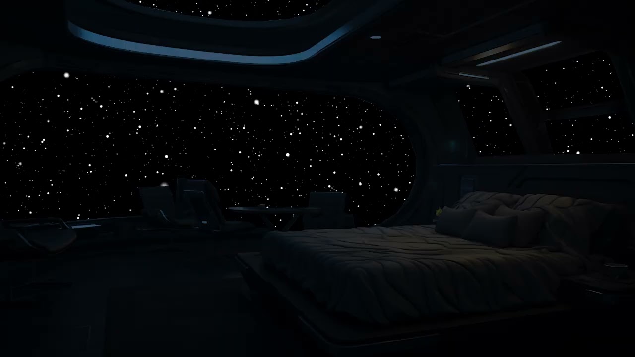 Dark Space Ambient Sounds | Deep Space for Relaxation, Calm Mind and Deep Sleep | ASMR