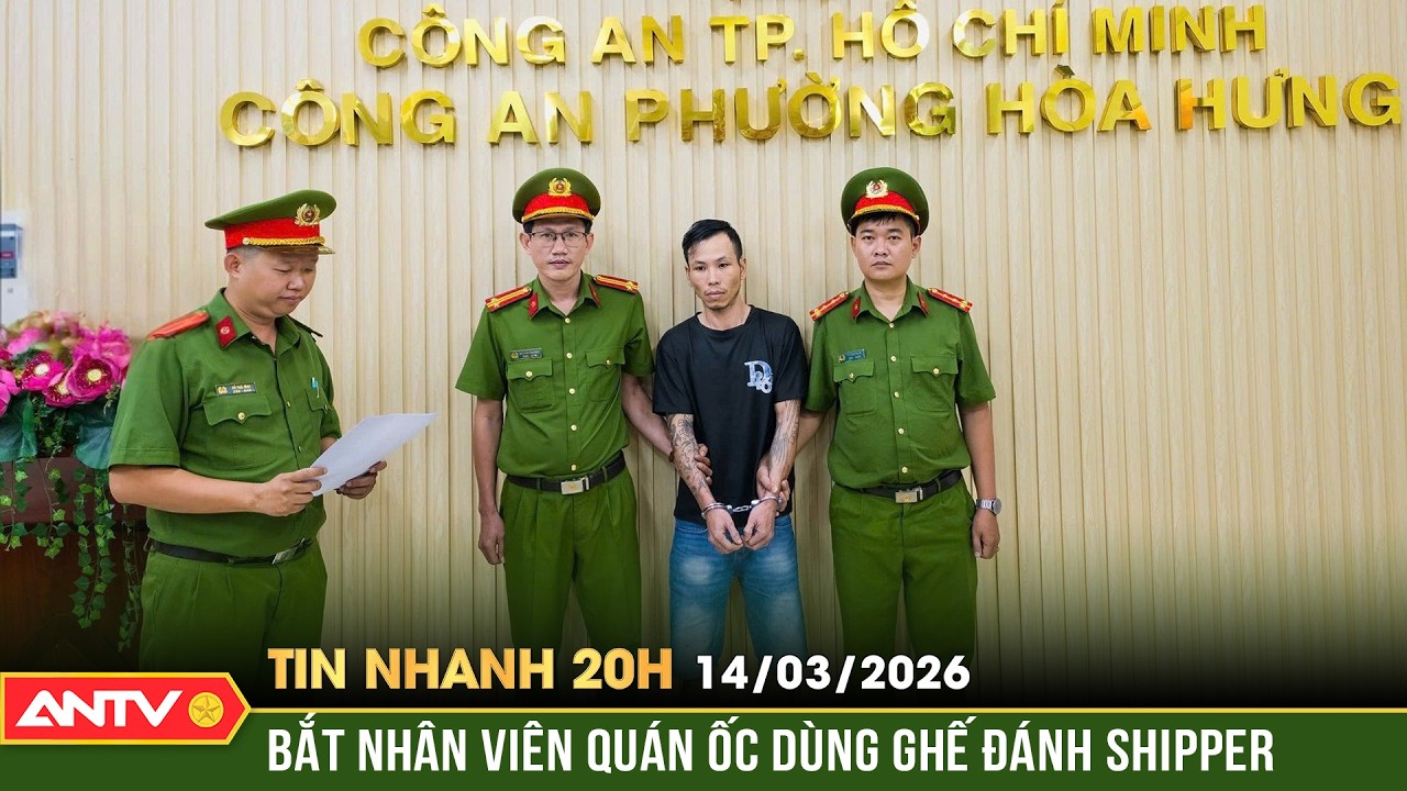 Tin nhanh 20h ngày 14/3: Bắt khẩn cấp nhân viên quán ốc đánh tài xế giao hàng | ANTV