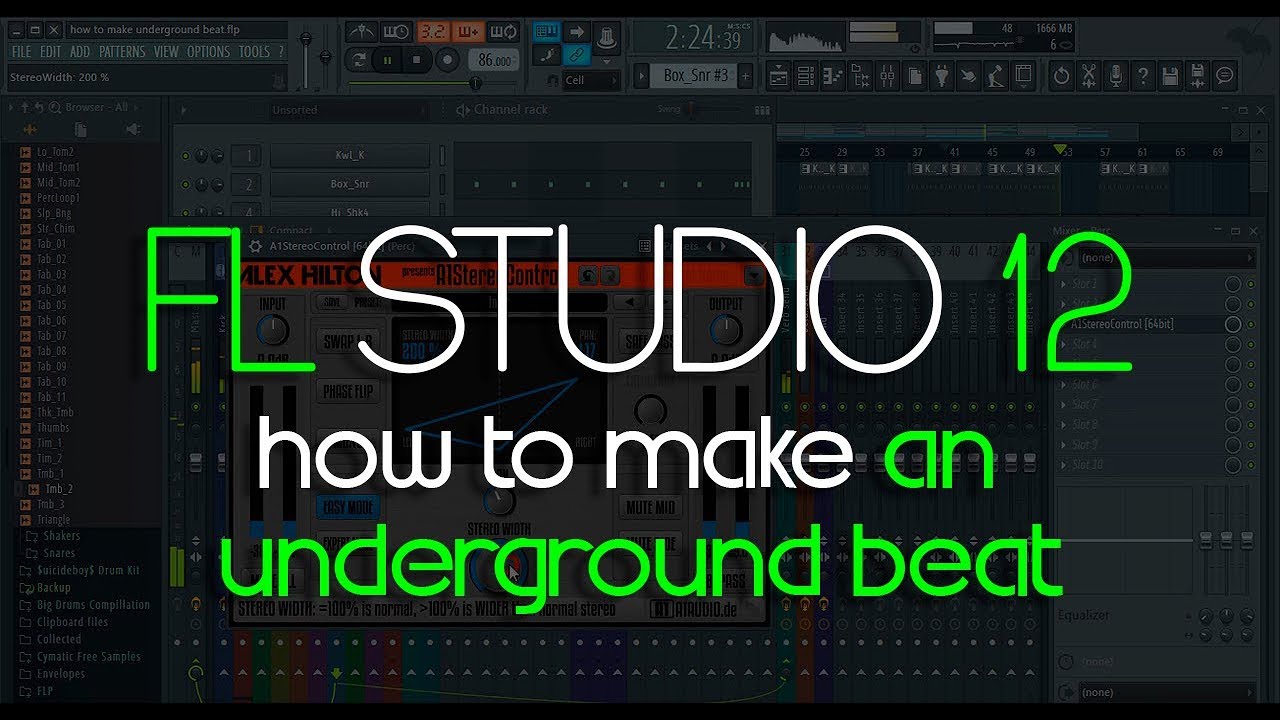 How to Make an Underground Rap Beat | FL Studio 12