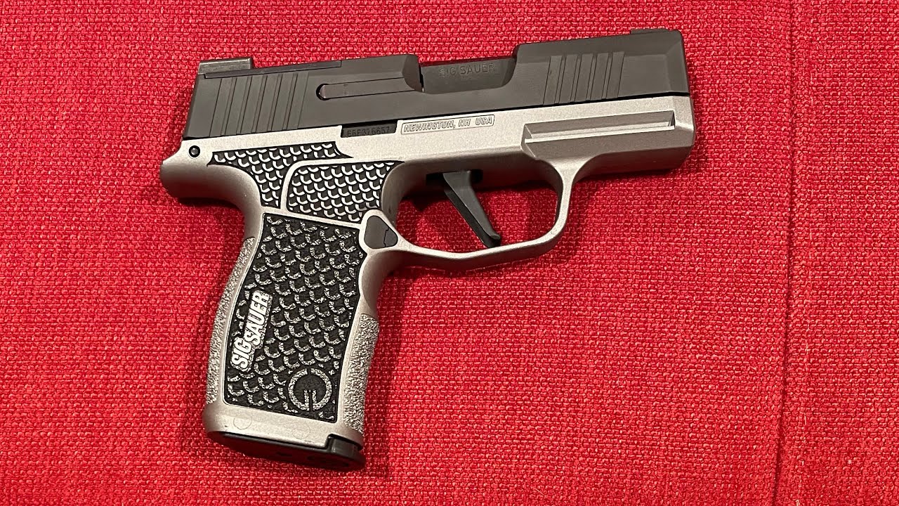Обновления Sig Sauer P365X, часть 1: рукоятка Grey Guns с лазерной гравировкой в ​​цвете Gunmetal...